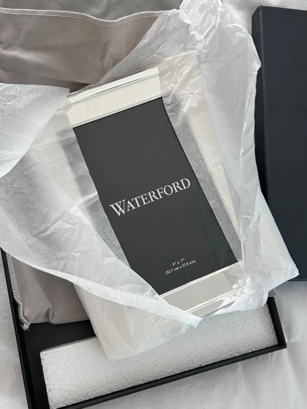 NWT Waterford Heritage Frame 5x7inch Silver